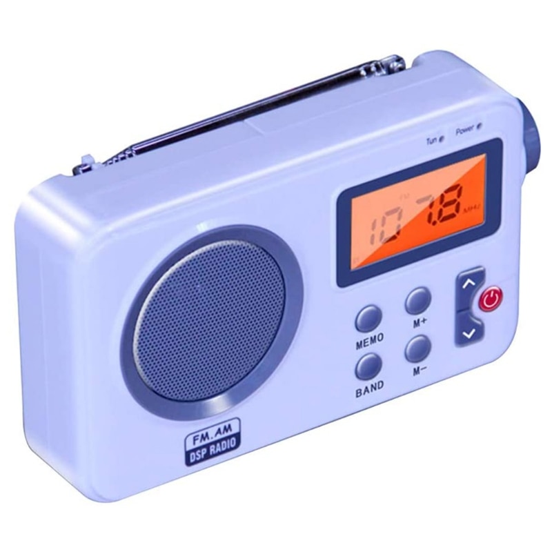 Outdoor LCD Display Portable Radio Earphone Port DAB Digital AM FM Stereo Home T8DA