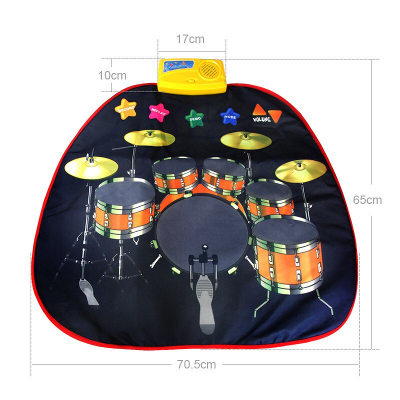 Musical Mat with Animal Voice Baby Piano Playing Carpet Music Game Instrument Toys Early Educational for Children Climbing Mat: 1359