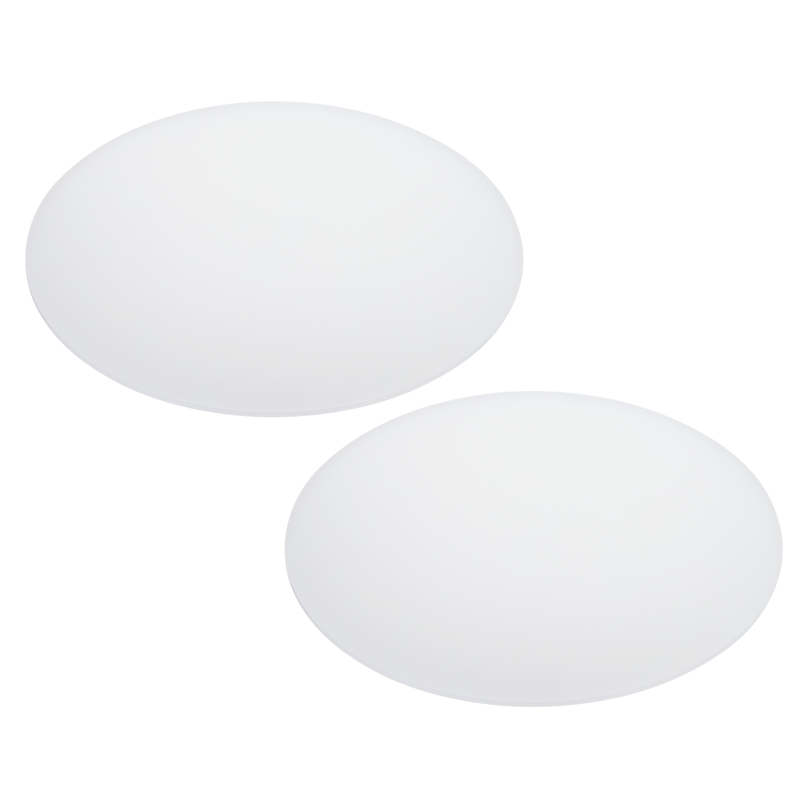 2 Stuks Lampenkap Diffuser 1.7 Mm Dikke Ronde Diffuser Vel Voor Drum Lampenkappen Hangers Licht Diy Licht Schild doorschijnend Wit