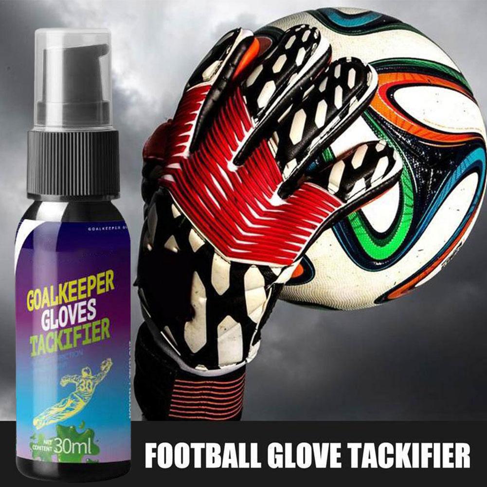 Guanto da portiere da 30ML spray per impugnatura da calcio per guanti da portiere colla per guanti di ricambio per baseball adesiva avanzata antiscivolo