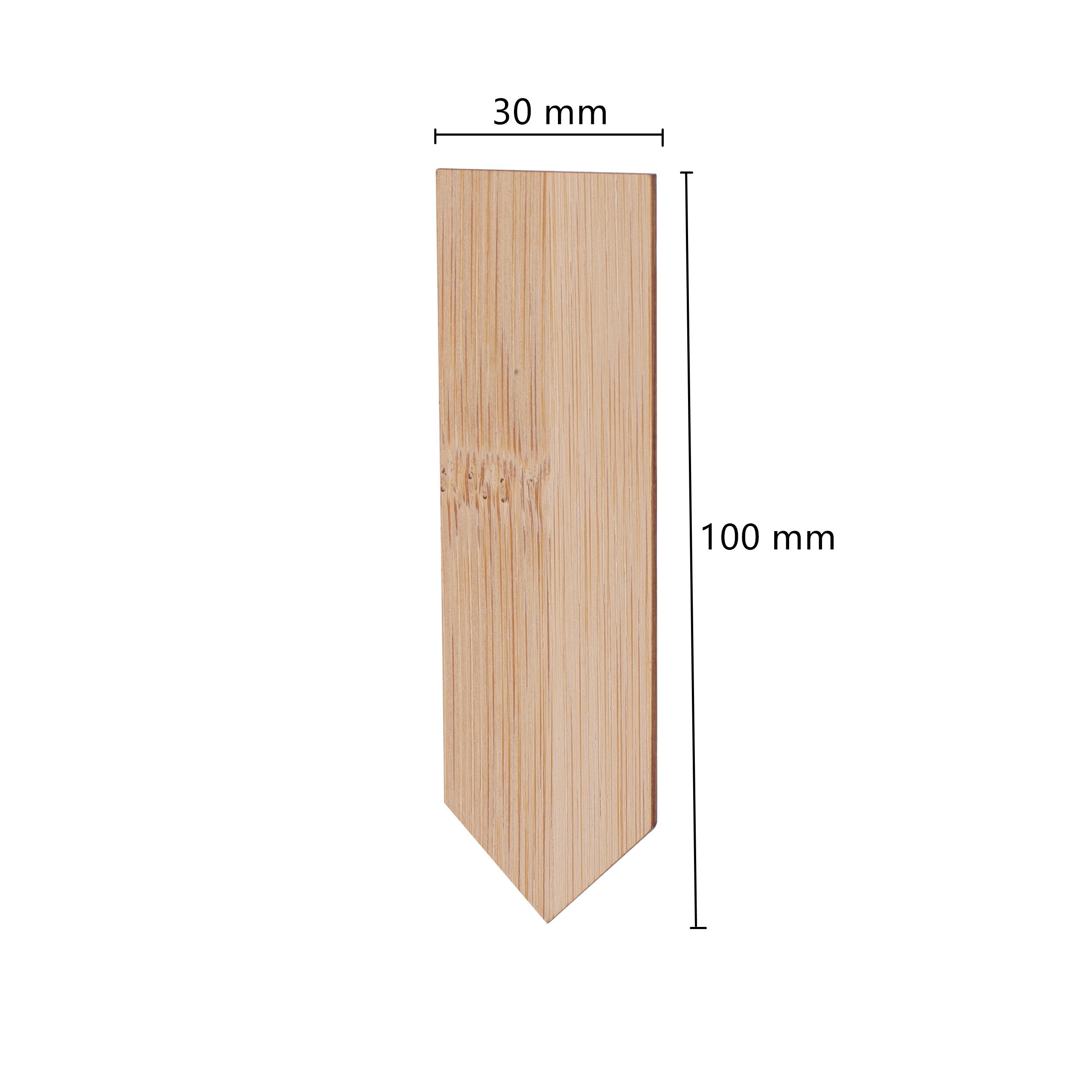 5 Pcs Bamboo Plant Marking Label Potted Plants Nurseries Succulents Flowers Vegetables Seedling Markers Gardening Marking Card: GRAY