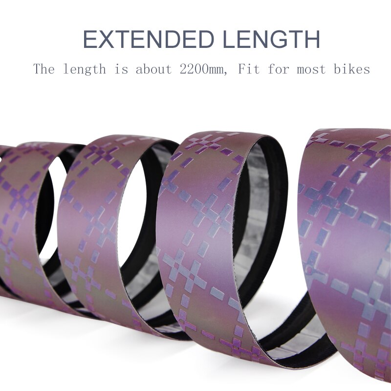 Cinta de manillar para bicicleta reflectante a prueba de golpes a prueba EVA bicicleta Bar cintas puños accesorios carretera Bar cinta envoltura para ciclismo