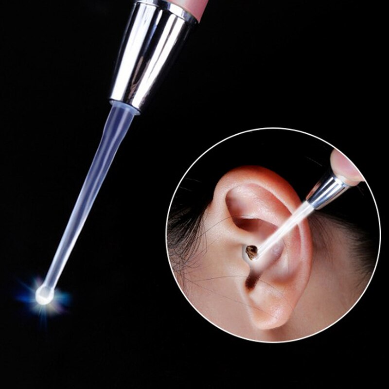 Flashlight Earpick Endoscope Penlight Cleaning Remover Light Visual Spoon With Magnifier LED Baby Ear Wax Removal Cleaner Tool