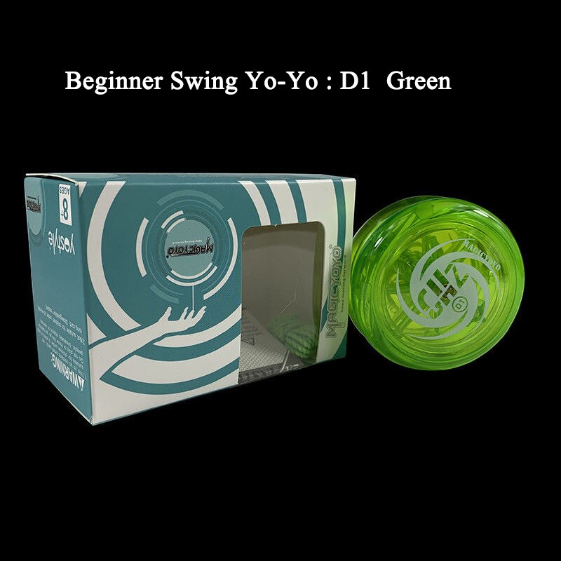 Yo-Yo magique en plastique pour enfant, véritable Yoyo K1 D1, jouets classiques pour novices, jeu spécial d'entrée de gamme: Orange