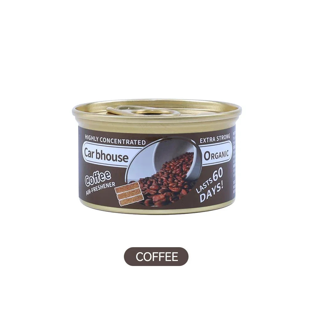 Auto Aroma Auto Lufterfrischer Parfüm Konserven Holz Blöcke Kaffee Geschmack Langlebige Auto Aromatherapie Auto Deodorant Liefert: Weiß
