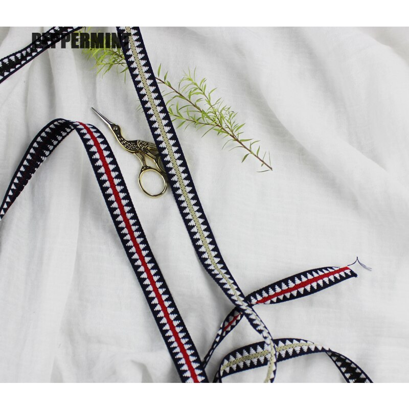 2 meter borduurlint boho kant voor het naaien van kleding, tasaccessoires, geborduurde stof