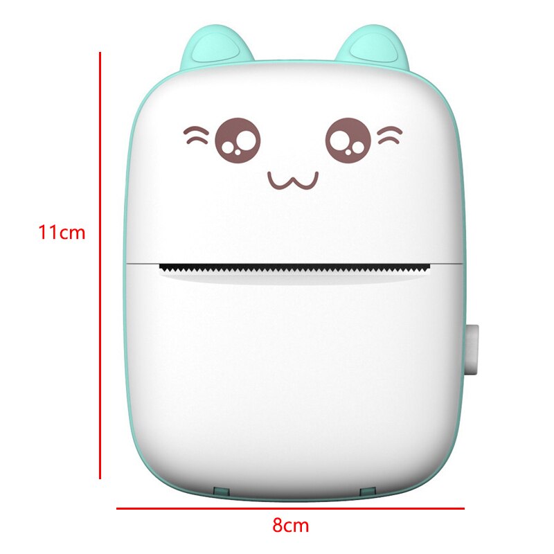 Smart Pocket Printer Mini Bliuetooth Wireless Thermal Printer Study Office Travel Memo for Android IOS Smart Phone