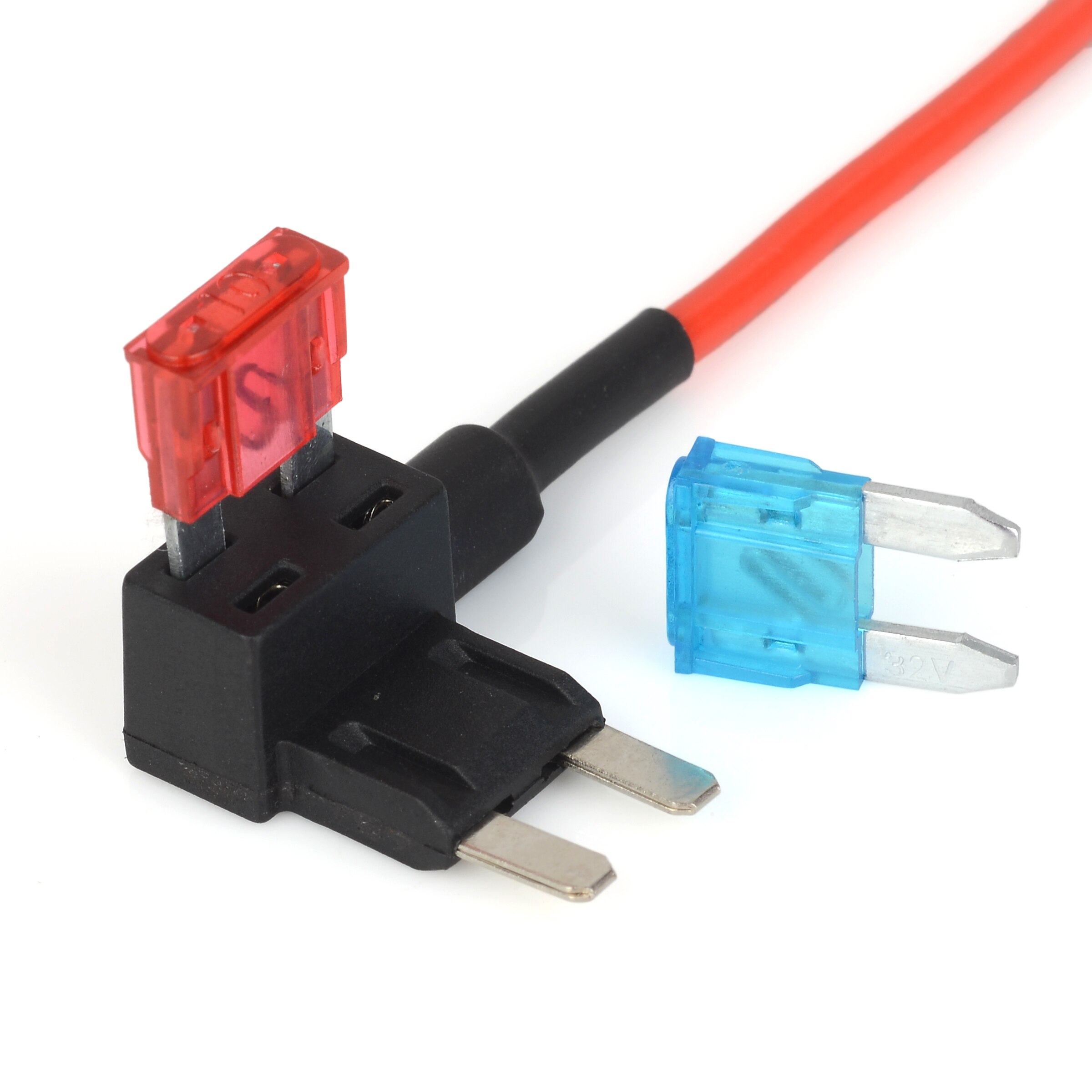 5pcs/lot Car Vehicle Add-a-Circuit Fuse TAP Adapter Micro ATC ATM Blade Fuse Holder Add A Circuit Piggy Back Pluggable Standard