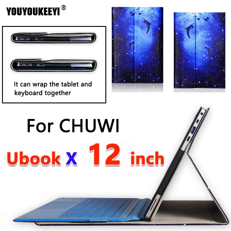 Funda con soporte para CHUWI Ubook X 12 pulgadas, carcasa de , Original, negocios, Folio, Tablet PC