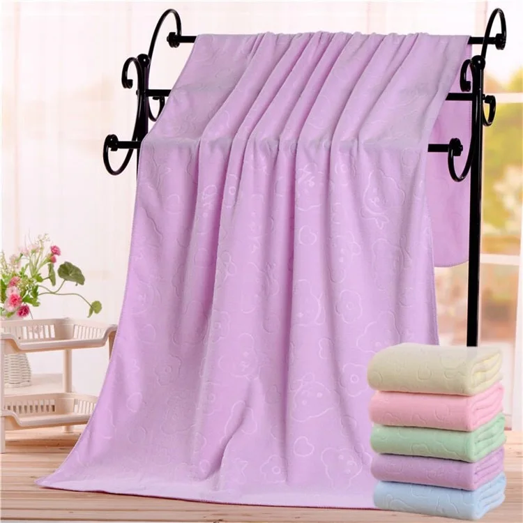 140X70CM Pet Bath Towel Oversized Microfiber Towel Strong Absorbing Water Dog Towels Golden Retriever Teddy General Pet Supplies: black