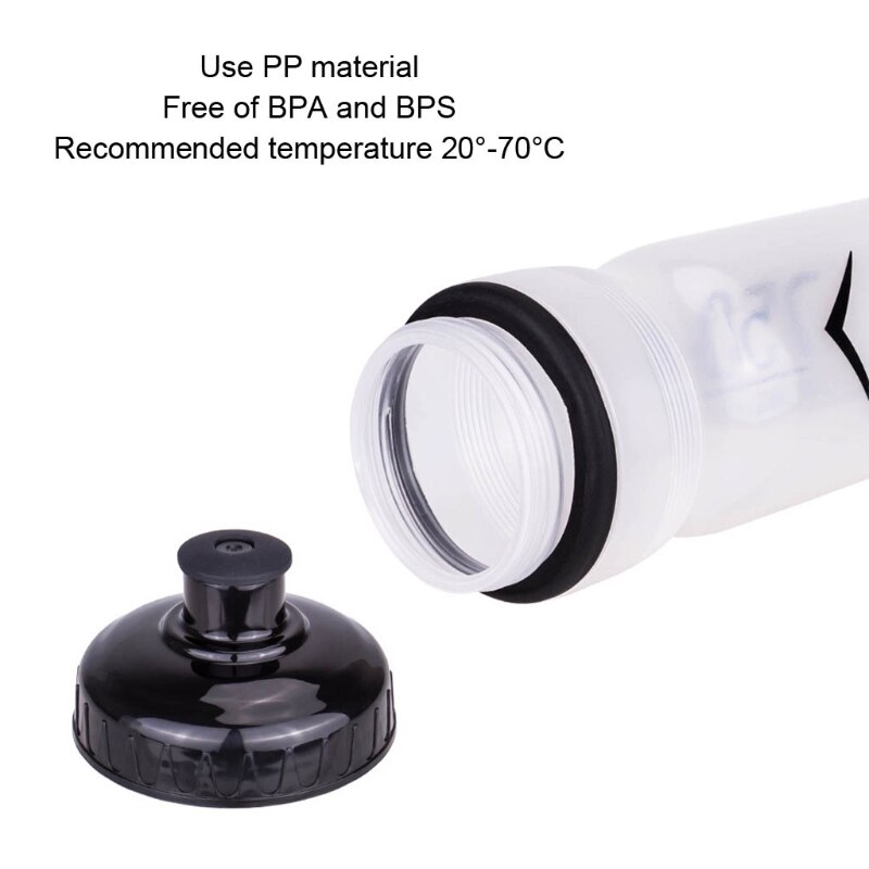 Portátil 750ml grande capacidade ao ar livre ciclismo esportes garrafa leakproof fitness copo reutilizável garrafa de água potável ciclismo