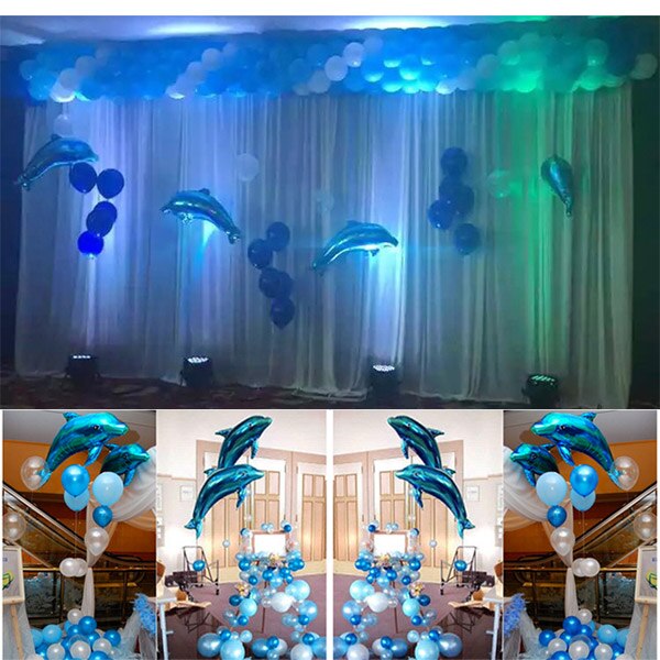 Dolfijnen Ballon Folie Ballonnen Wedding Party Room Verjaardag Decoratie Favor Accessoires Voor Kerstmis Halloween Party YH-17