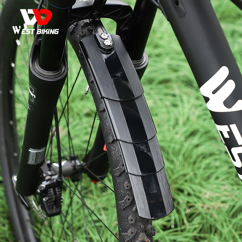 WEST BIKING – garde-boue universel pliable pour vélo, vtt, garde-boue avant et arrière, ailes de roues de cyclisme, garde-boue pour vtt