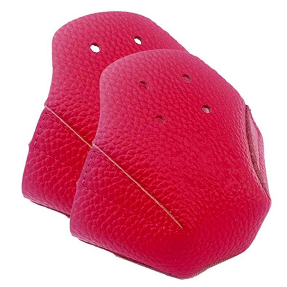 Roller Skates Skating Shoes Cover Leather Toe Cap Guard Roller Skate Sneakers Toe Protector Outdoor Training Gym Sport Men Women: Pink / 1 pcs