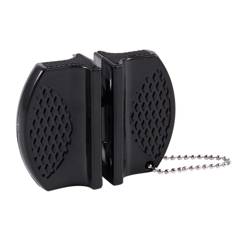 1 Pcs Two-Step Knife Sharpener Black & 1 Pcs Faucet Water Filter Scalable Stone Faucet Water Filter System Blue