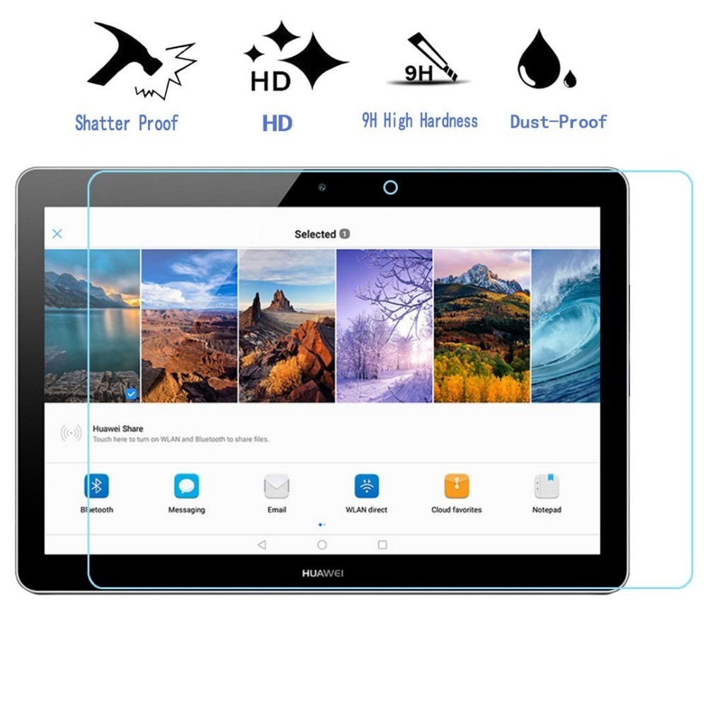 Screen Protector Tempered Glass for Huawei MediaPad T3 10 AGS-L09 AGS-L03 9.6" Honor Play Pad 2 Tempered Glass Protective Film