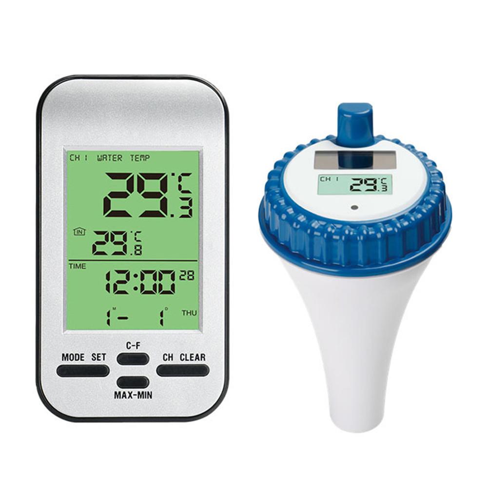 Wireless Swimming Pool Temperature Measurement Small Floating Aquarium Waterproof LCD Display Digital Thermometer Bath Water Spa