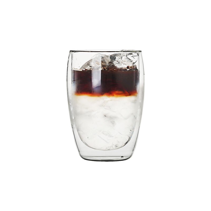 1 stuk dubbelwandige glazen beker hittebestendige thee-koffiebeker handgemaakte bierpul theeglas whiskyglazen bekers drinkgerei