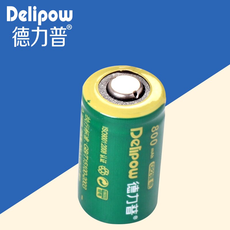 Delipow batterij CR2 mini25 CR2 camera batterij oplaadbare batterij 3 V lithium batterij 800 Ma Oplaadbare Ion Cell