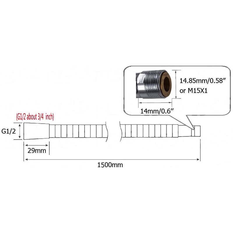 Robinet de cuisine en fil de Nylon noir/gris, tuyaux de robinet extractibles, Tube de tuyau extractible en Nylon gris, lavabo de cuisine, connexion de lavabo