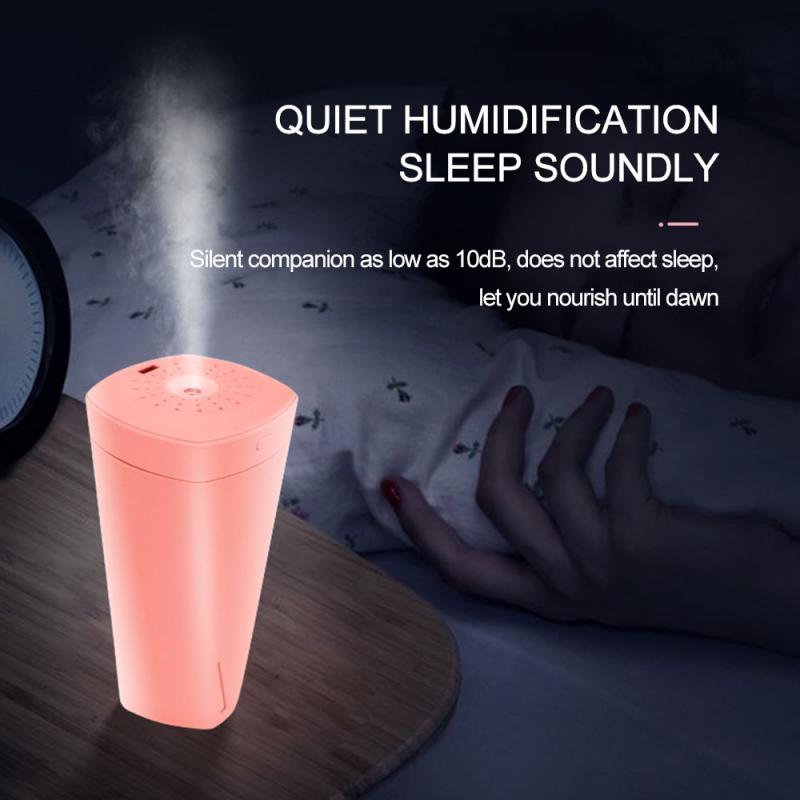 550ML ambona kolorowa lampa nawilżacz kreatywny samochód oczyszczacz powietrza USB samochód elektroniczny Atomizer samochód nawilżacz oleju odświeżacze powietrza