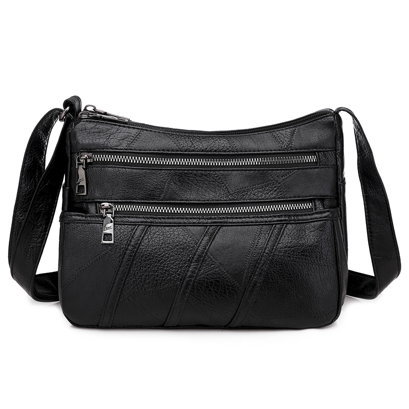 Annmouler Sac à bandoulière pour femmes en cuir Pu Sac à bandoulière doux Sac de messager pour filles femme Sac à main Sac à main Sac à main a Mai