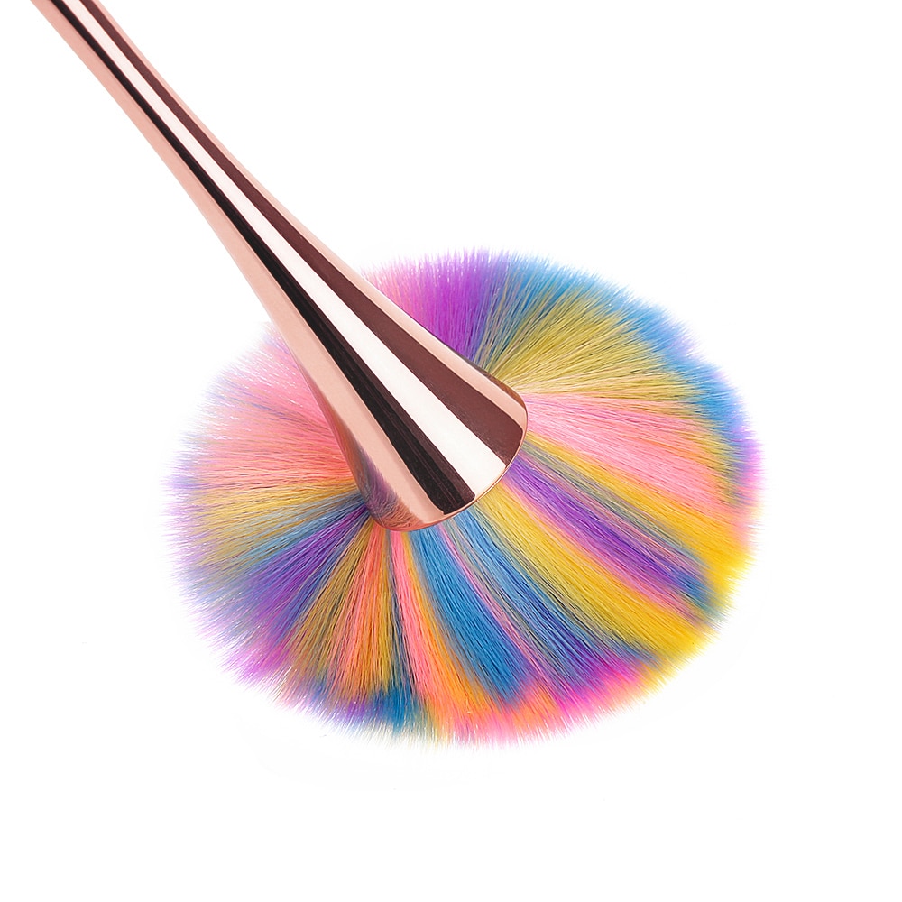 Makeup Brushes Plastic Handle Makeup Brush Cosmetic Foundation Brushes Women Eyeshadow Loose Powder Blush Brush Beauty Tools
