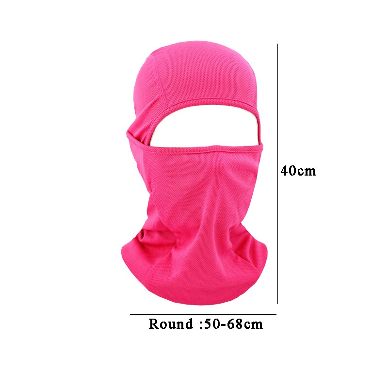 Gittergewebe Lycra Radfahren Maske voll Gesicht Schild Sport Lauf Jagd Fahrrad Schal Männer Frauen Hals Wärmer Sturmhaube Kopf Abdeckung Bandana MTB