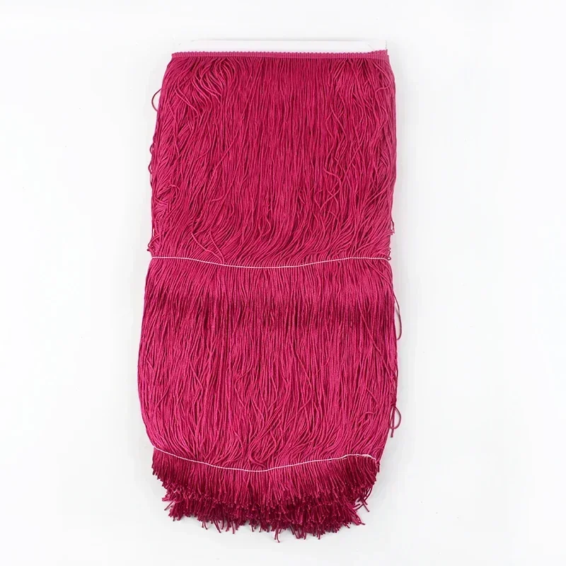 1/2/3M 50Cm Lange Franjes Kant Kwastje Latin Dans Rok Kwasten Fringe Gordijn Veters Trim kledingstuk Decor Trimmen Naaien Accessoire: M / Oranje