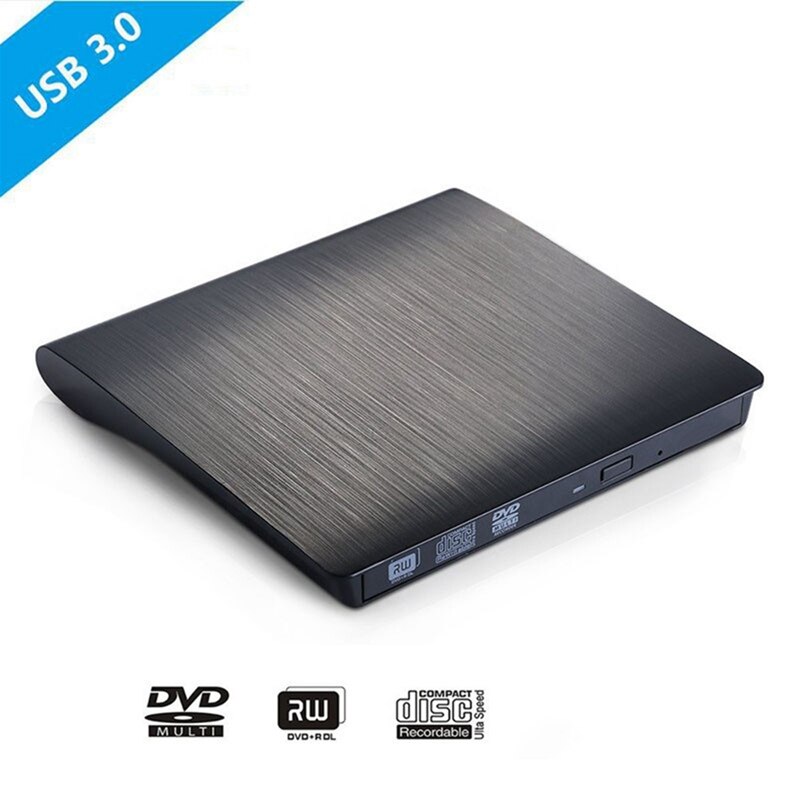 Lecteur DVD externe USB 3.0 mince lecteur CD DVD blu-ray 3D pour ordinateur portable Mac ordinateur de bureau Windows Mac OS Linux