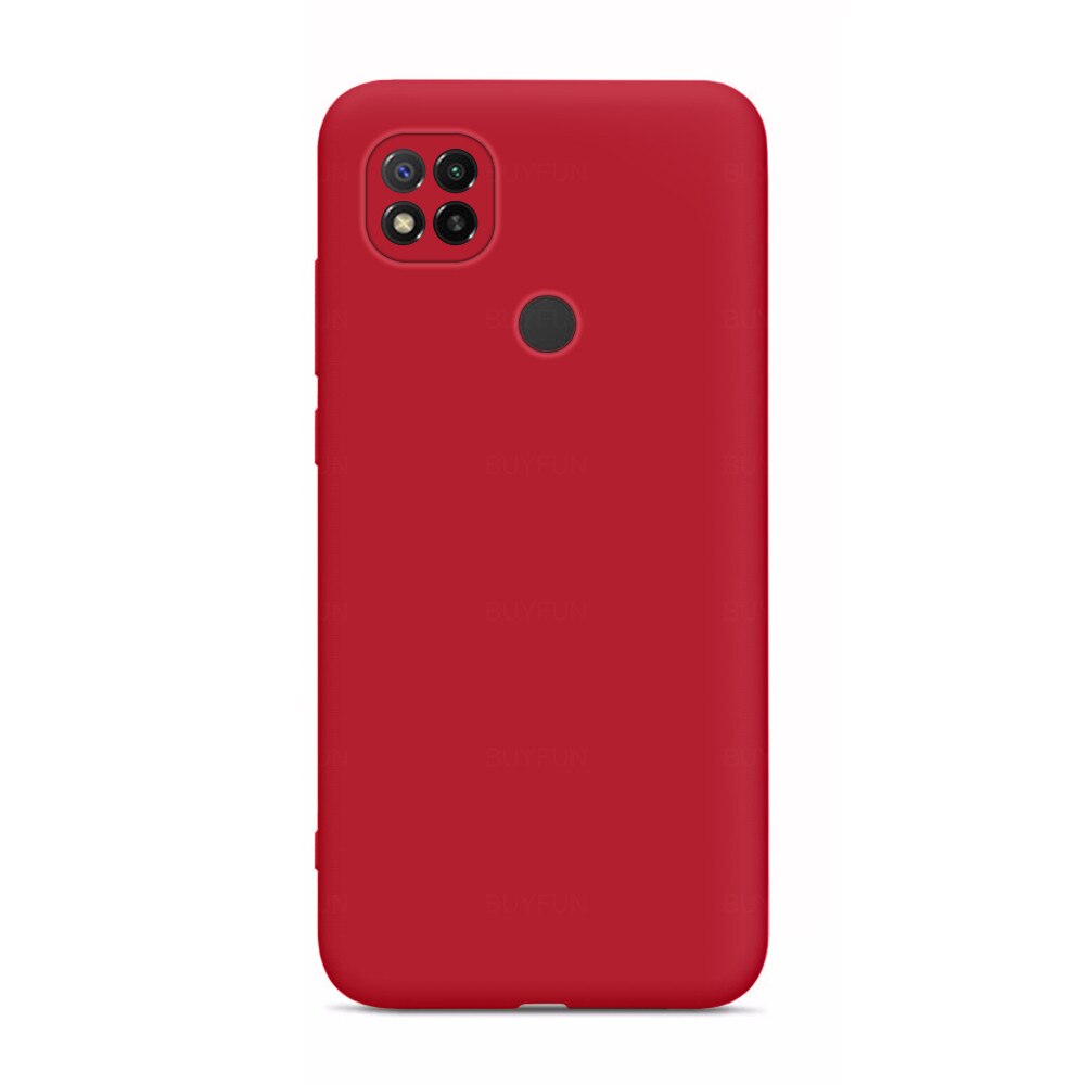 360 cassa del telefono di silicone liquido Xiomi Redmi 9C soft cover per Xiaomi Redmi 9C 9 C redmi9 c redmi9c 6.53 ''Macchina fotografica di protezione coque: redmi 9 / red