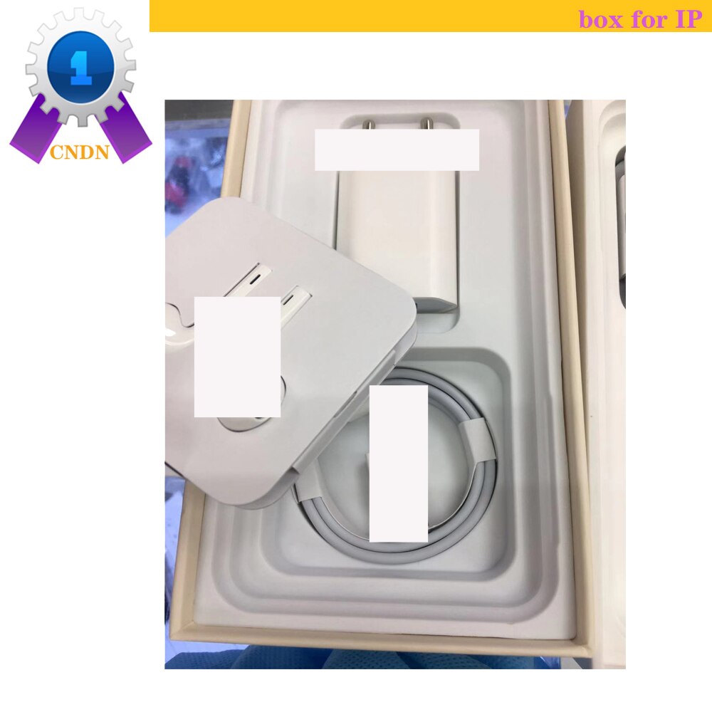 Para iphone box,6g, 6s, 6sp, 8,8plus, x xs xr, caixa xs max, peças incluídas, carga, cabo usb e fone de ouvido.