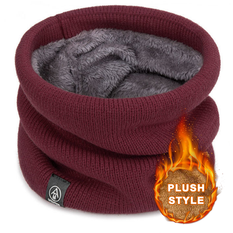 Soft Knitted Neck Warmer Sport Scarf Women Men Fac... – Grandado