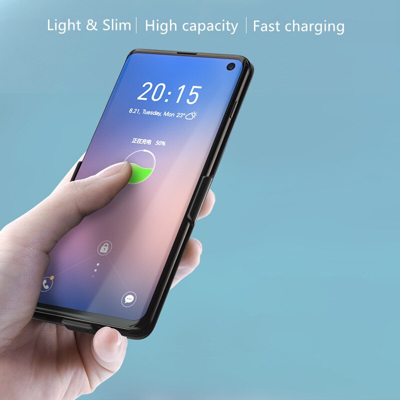 7000Mah Batterij Lader Case Voor Samsung Galaxy S10 S10e Power Bank Case Voor Samsung S10e S10 Plus Snelle Batterij charger Cover