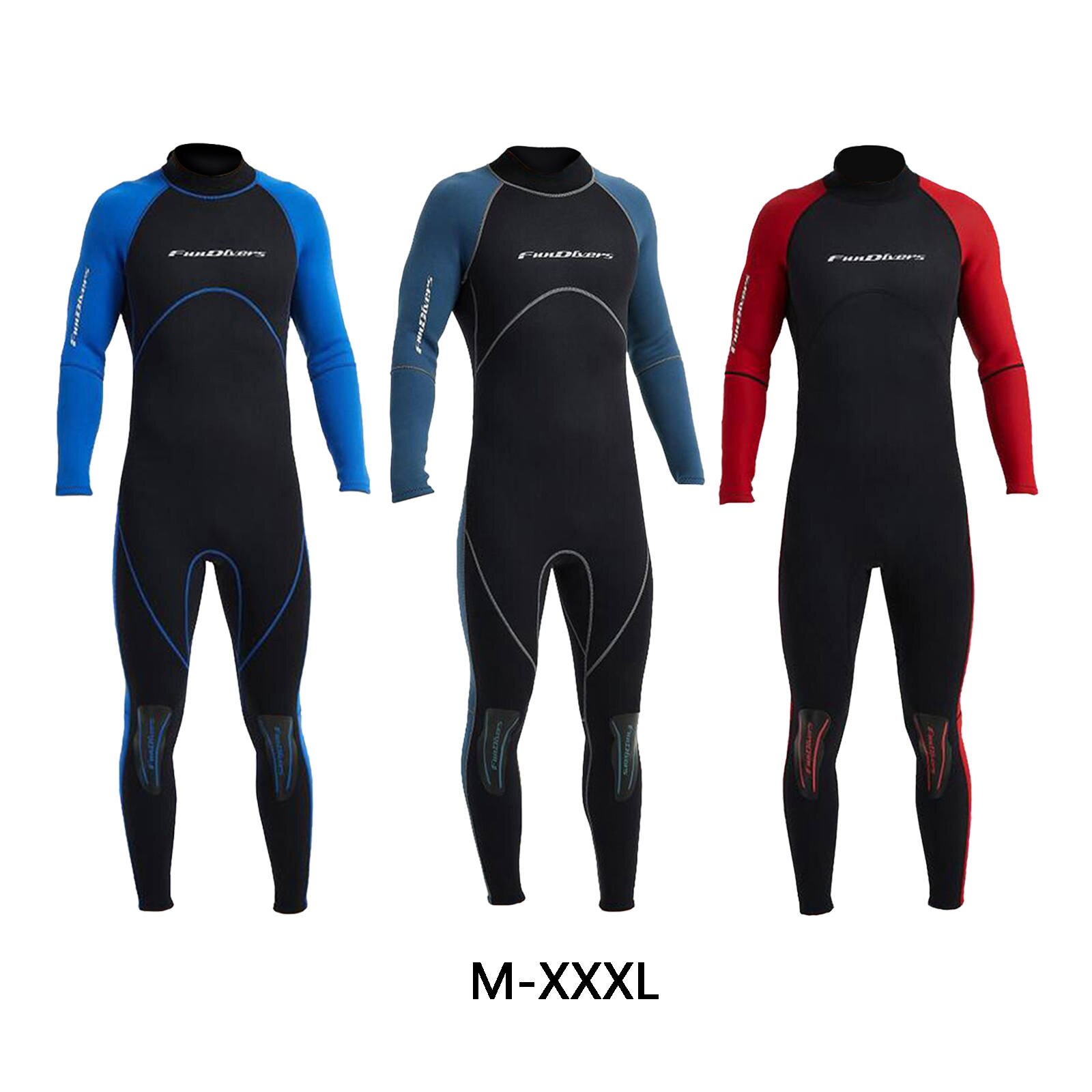 Mergulho wetsuit 3mm neoprene wetsuit men proteção uv de corpo inteiro-para mergulho snorkeling surf caça submarina
