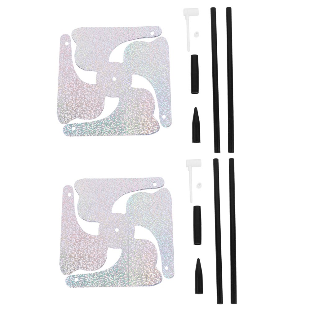 2Pcs Useful Bird Repeller Bird Repellent Windmill Bird-Driving Wind: Default Title