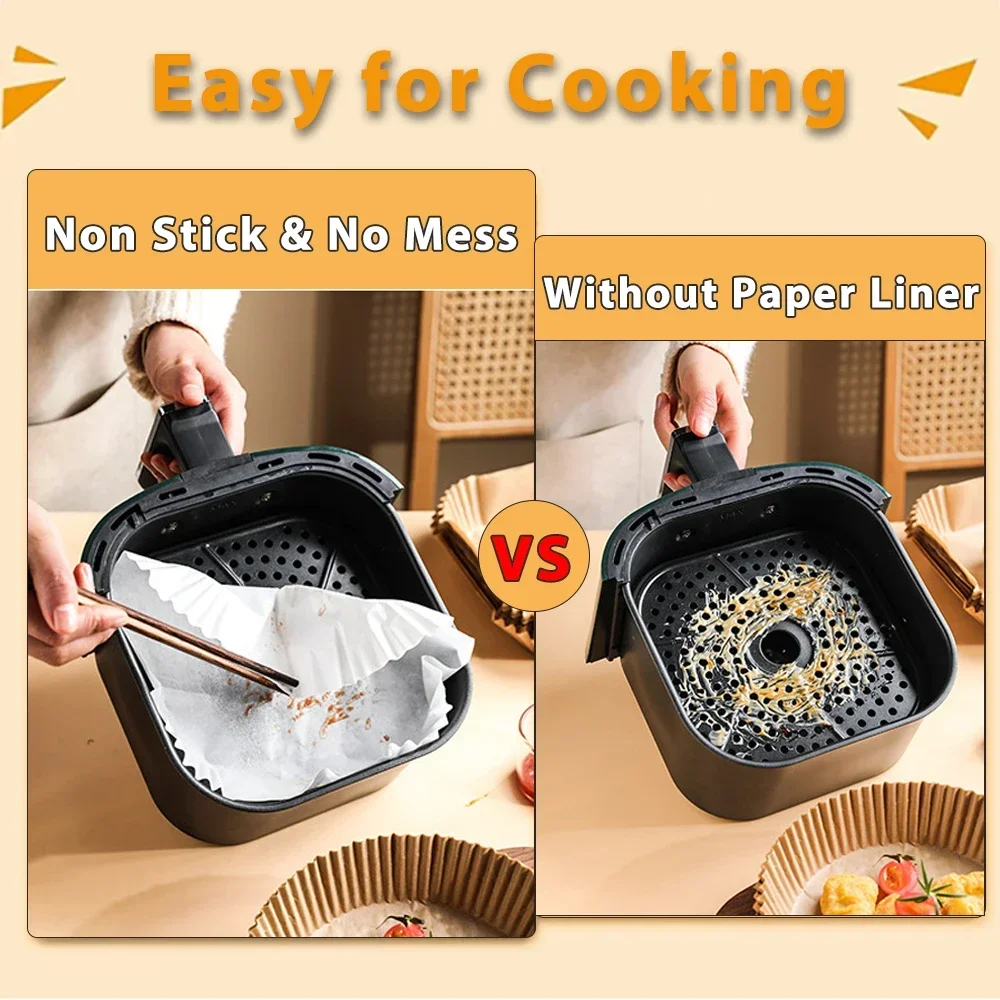 Acessórios de cozinha de ar fritadeira gadgets de cozinha utensílios de papel descartáveis pastelaria suprimentos de cozimento acessório bakeware barra de jantar