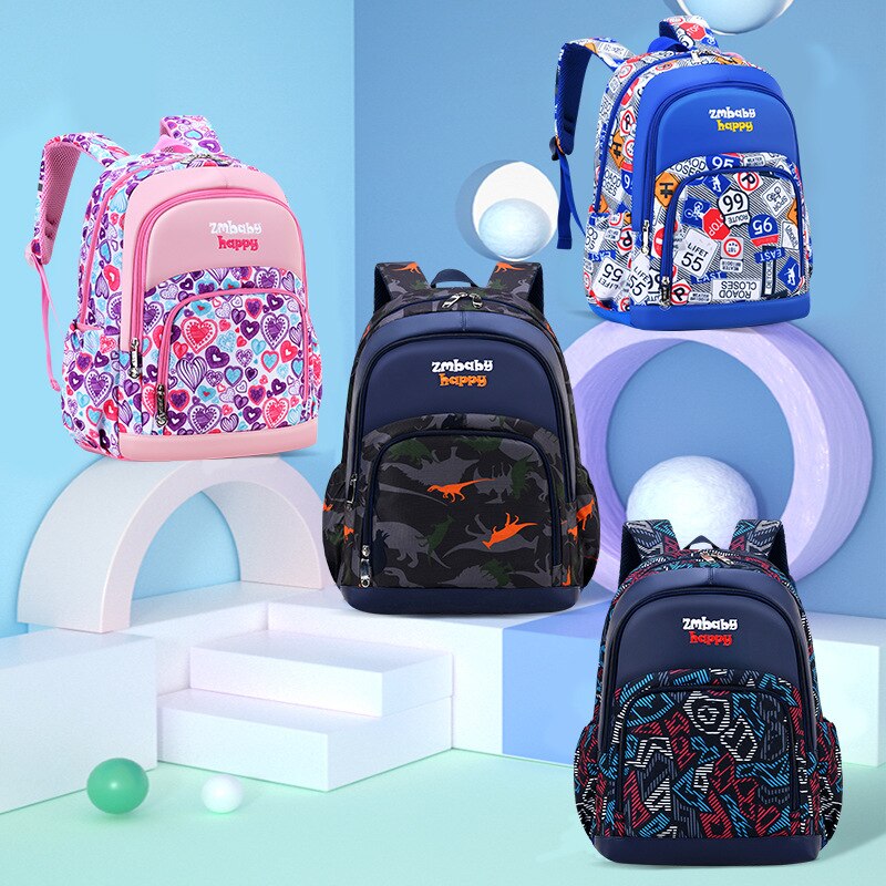 Mochila escolar para niños, bonita mochila escolar para estudiantes, mochila impermeable impresa, bolsas de escuela primaria para adolescentes, bolsa escolar para niños y niñas