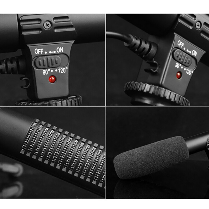 MIC-01Computer Condenser Microphone Wired Uni-directional Microphones For SLR Cameras DV Camcorder Projector Interview Recording