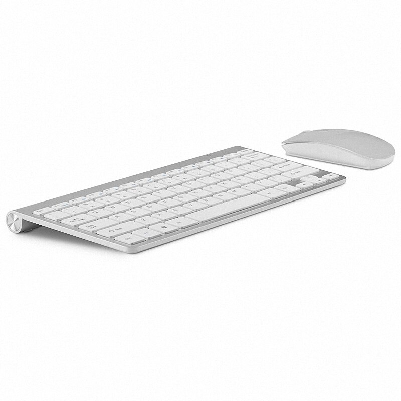 Ultra Thin Office Wireless Keyboard and Mouse Combo Low Noise 2.4G Portable Small Wireless Keyboard Mouse for Desktop Computer