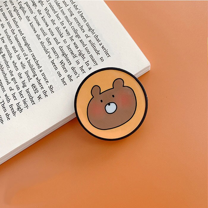 Engraçado dos desenhos animados dobrável suporte para o telefone móvel titular para huawei para iphone xs 7 plus caso do telefone bonito universal aperto kichstand: 02