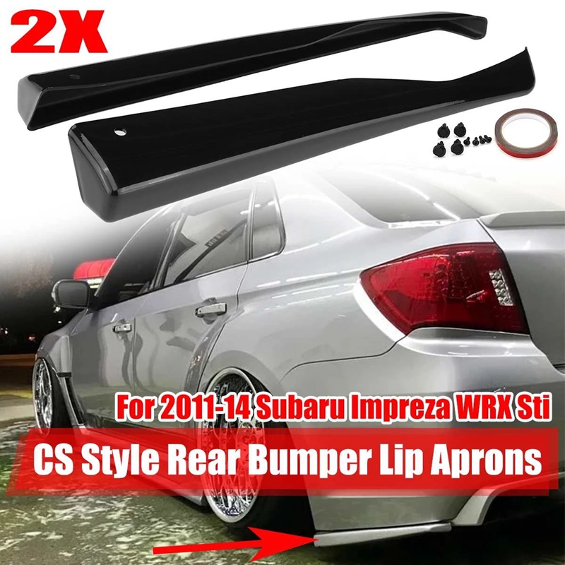 Autospoiler Universele ABS Plastic Auto Voorbumper Lip Body Kit Spoiler Splitter Diffuser 4 STUKS Rood Wit Koolstofvezel Canard Splitter Auto Accessoires (Color : Red Black