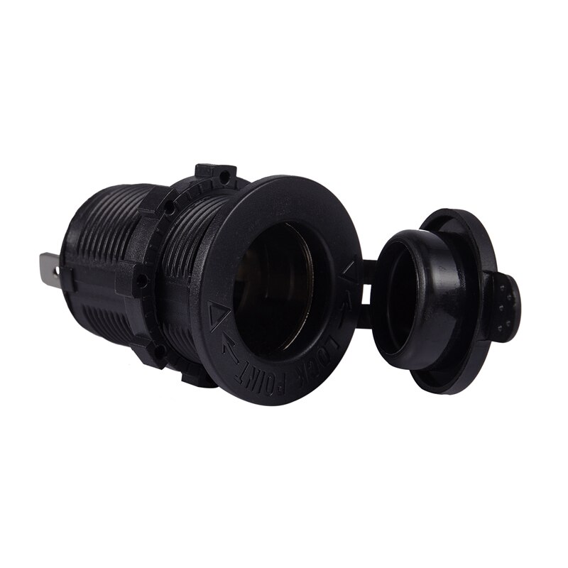 12V/24V Car Boat 2.4A USB Charger Port Socket With Switch