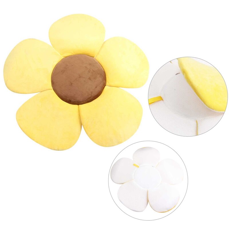 Baby kinderveiligheid badmat mooie zonnebloem badmat wastafel badkussen badondersteuning ligstoel bloemblaadjes badmat