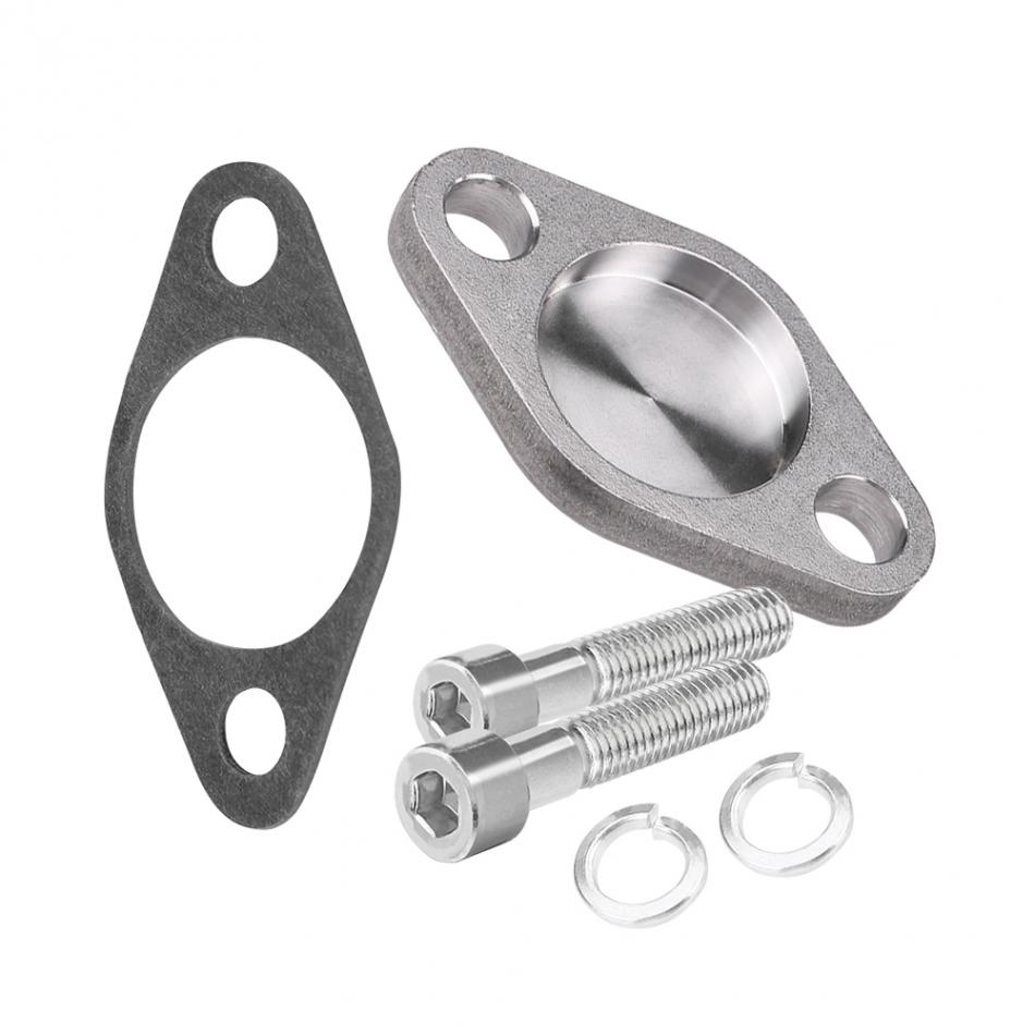 Egr ventil blanking blokplader kit med pakning til bmw  e53 e38 e39 e46 x5 si-a0254 biltilbehør 8mm rustfrit stål