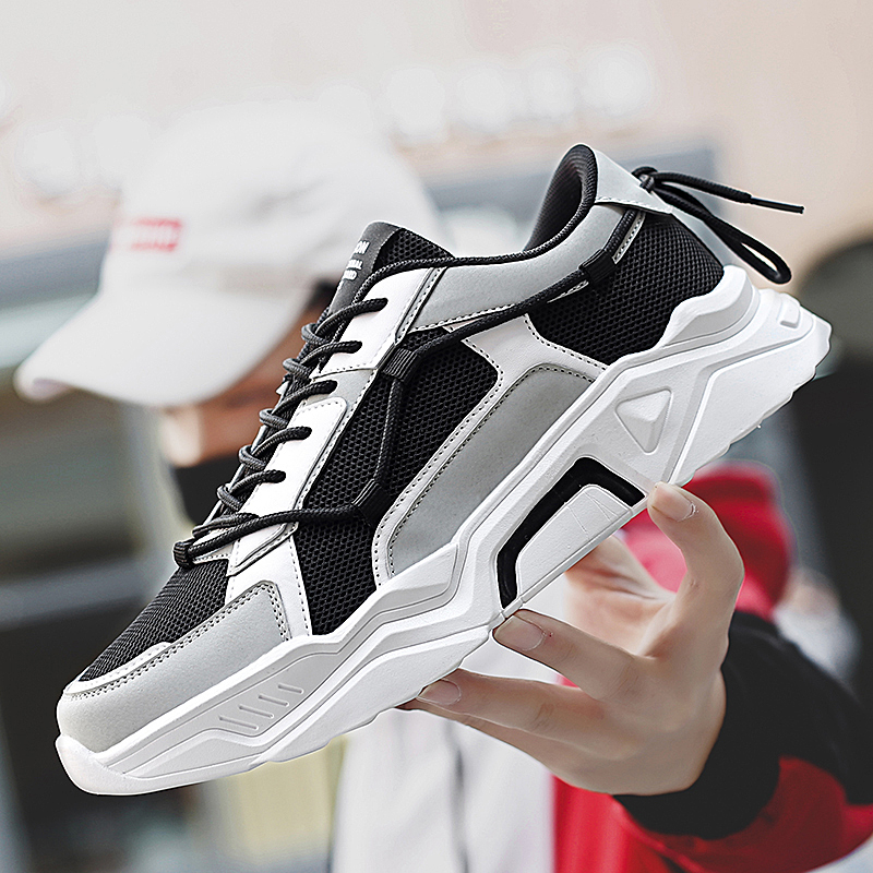 Zapatillas de primavera para Hombre Zapatos de malla informales para hombre joven zapatos de ocio calzado para hombre Zapatos cómodos transpirables 39-44