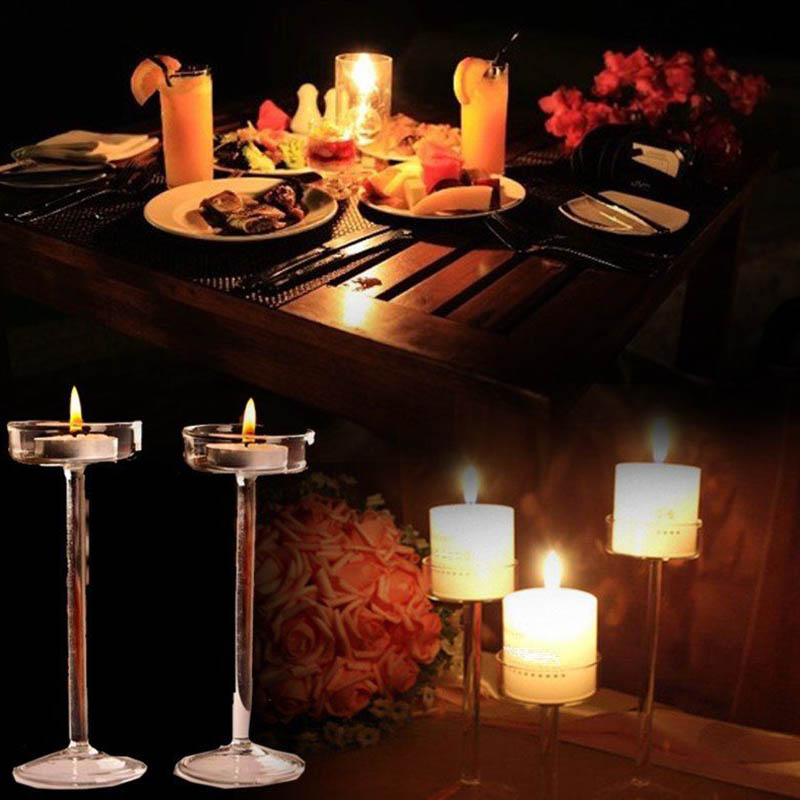 Candelabro alto europeo, candelabro de cristal, centro de mesa de boda, soporte de cristal, decoración de cena romántica