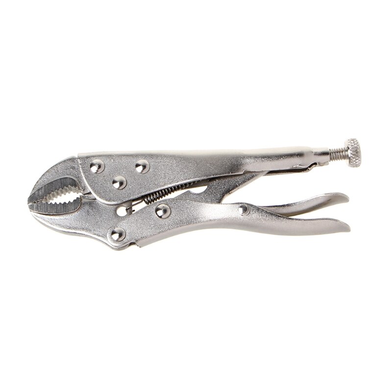 5 Inch Locking Pliers Ground Mouth Straight Jaw Lock Vise Grip Clamp Hand Tools