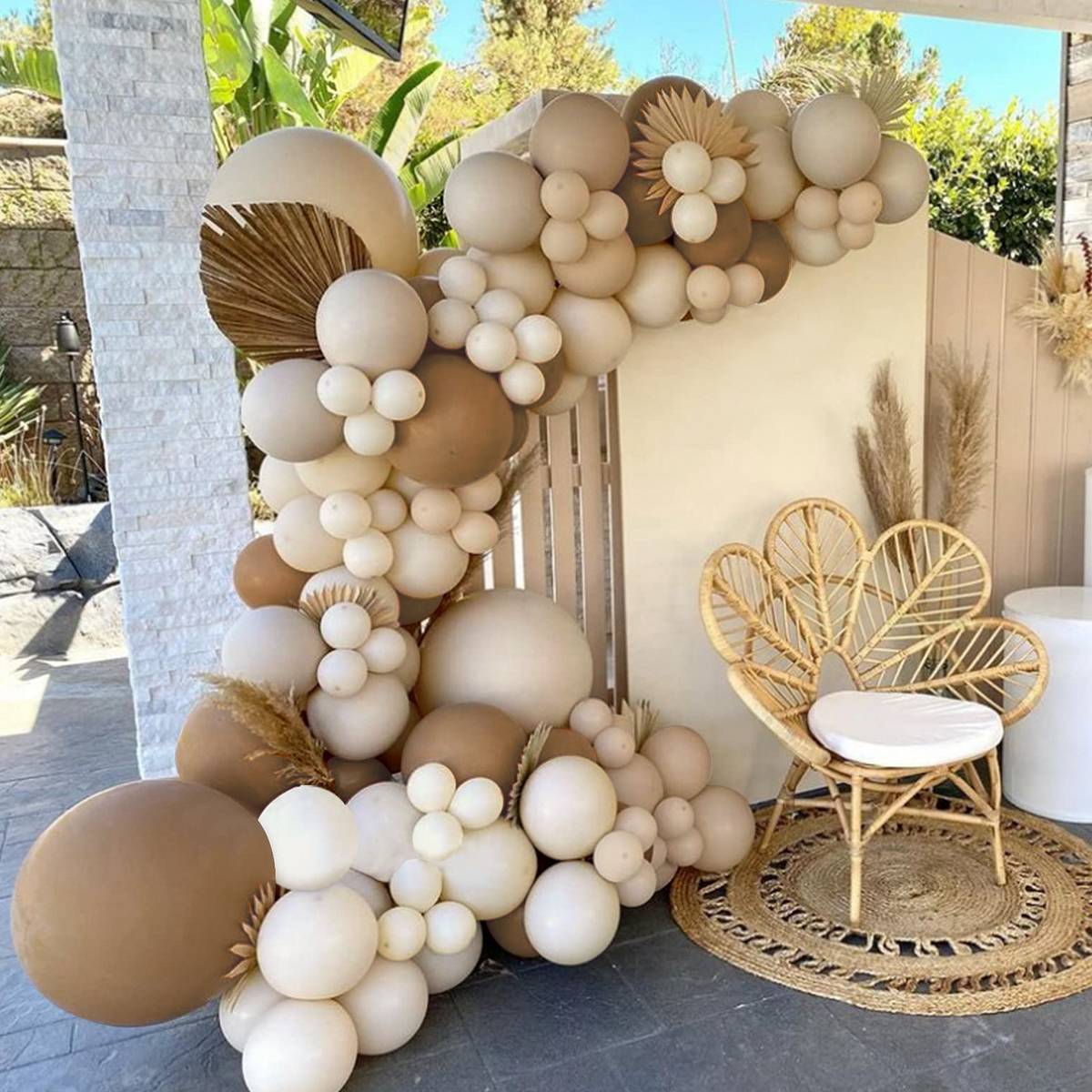 Zarte rosa Gold Ballon Girlande Bogen Bausatz Hochzeit Geburtstag Party Dekoration Erwachsene freundlicher Baby Dusche Dekor Ballon Hochzeit liefert