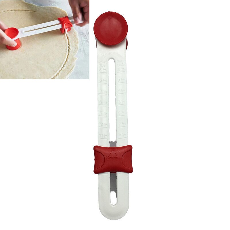 Perfect Pie Crust Cutter Met Schaal Gebak Gereedschap 4 Soorten Kant Cutters Plastic Keuken Gereedschap